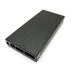 Montážní krabice  pro Routerboard RB433, RB433AH, 433UAH (3 karty RB433) s USB otvorem