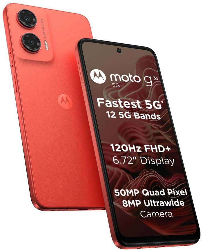 Motorola Moto G35 - Guava Red 6,72"/ single SIM + eSIM/ 4GB/ 256GB/ 5G/ Android 14
