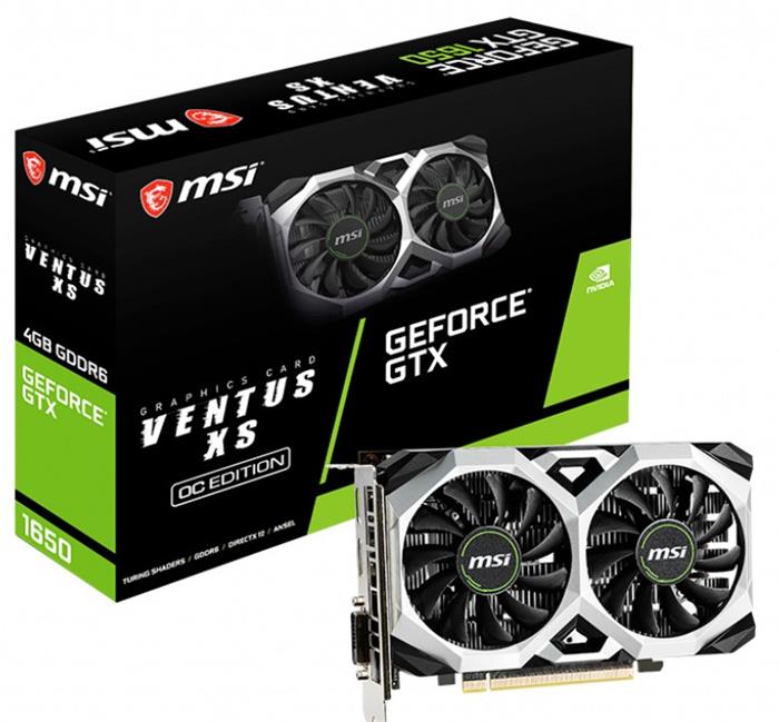 MSI GeForce® GTX 1650 D6 VENTUS XS OC