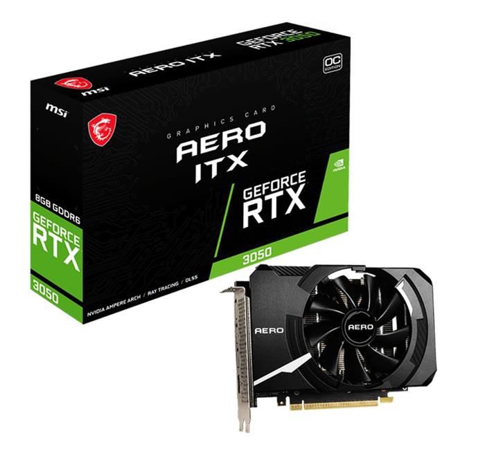 MSI GeForce RTX 3050 AERO ITX 8G OC