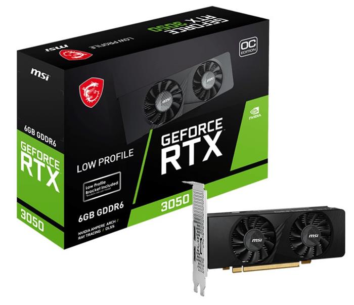 MSI GeForce RTX 3050 LP 6G OC