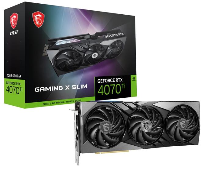 MSI GeForce RTX 4070 Ti GAMING X SLIM 12G