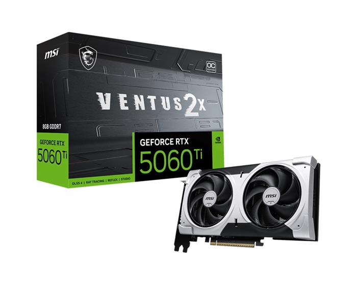 MSI GeForce RTX 5060 Ti 8G VENTUS 2X OC PLUS