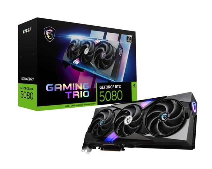 MSI GeForce RTX 5080 16G GAMING TRIO