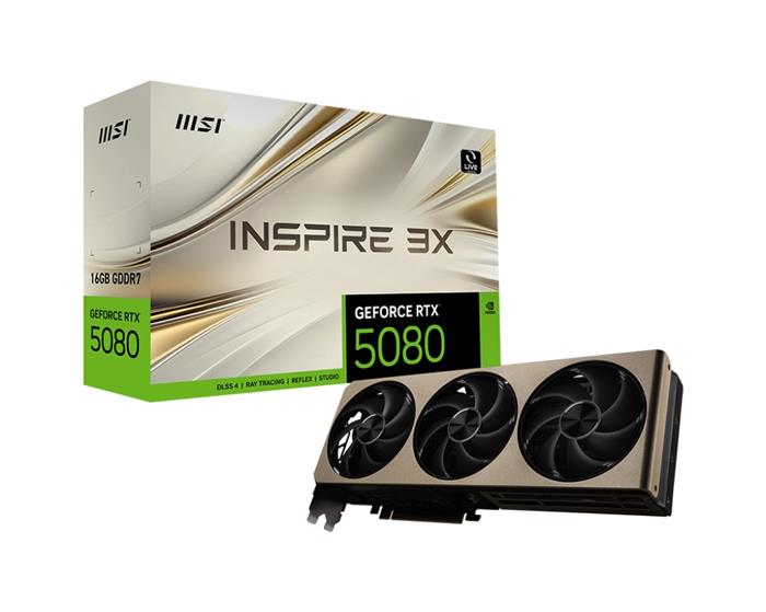 MSI GeForce RTX 5080 16G INSPIRE 3X
