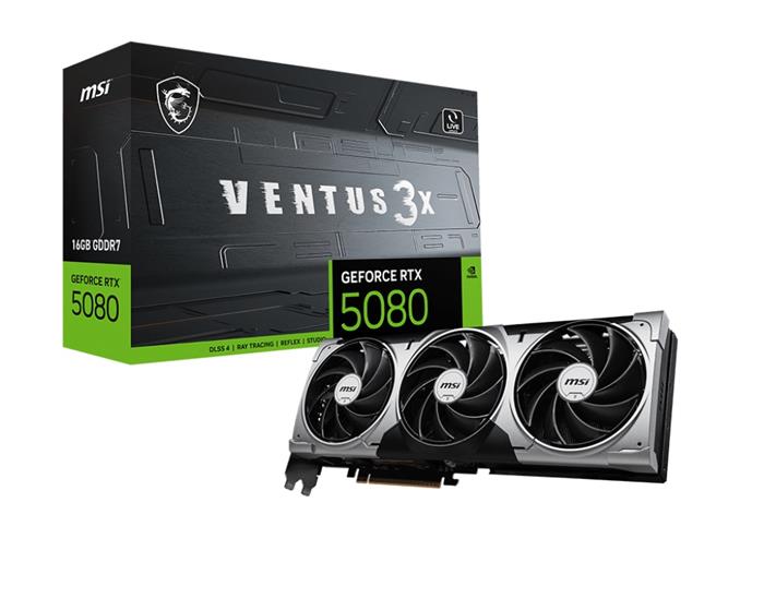 MSI GeForce RTX 5080 16G VENTUS 3X