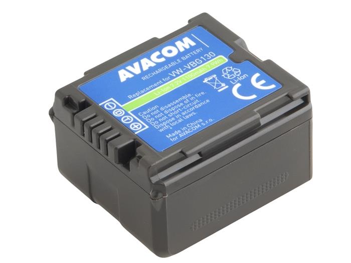 Náhradní baterie AVACOM Panasonic VW-VBG130, DMW-BLA13 Li-Ion 7.2V 1100mAh 7.9Wh