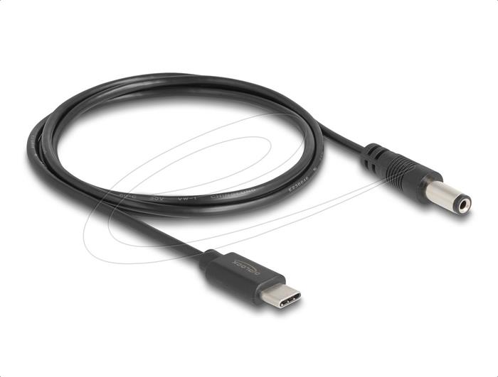Napájecí kabel USB-C na DC 5.5x2.1mm, 1m