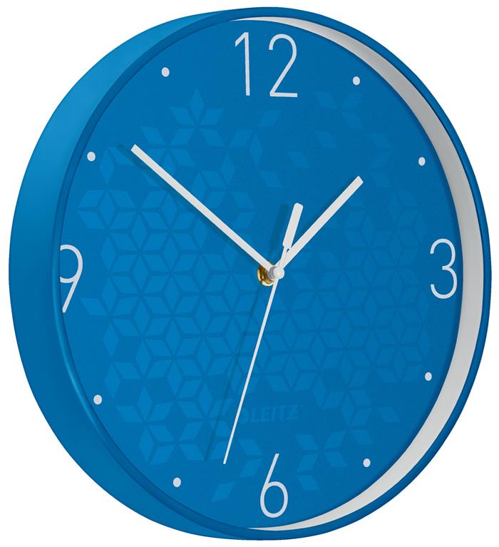 Nástěnné hodiny WOW modré