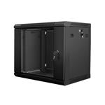 Nástěnný rack 19'' 9U 600X450mm černý