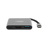 Natec multiport adaptér Fowler MINI USB-C PD, USB 3.0, HDMI 4K