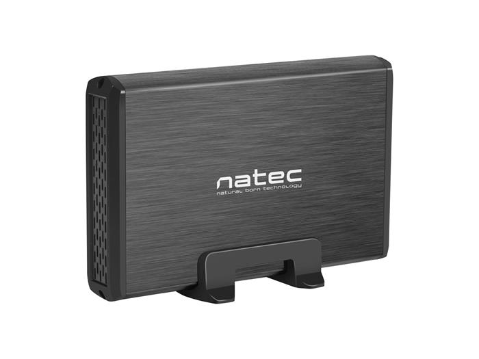 Natec Rhino, externí box pro 3.5" HDD, USB 3.0 , černý