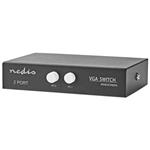 NEDIS VGA přepínač/ 2x VGA vstup/ 1x VGA výstup/ rozlišení 2560x1600/ černý/ BOX