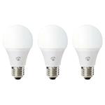 NEDIS Wi-Fi chytrá LED žárovka/ E27/ A60/ 9W/ 230V/ 800lm/ 2700K/ teplá bílá/ bílá/ 3pack