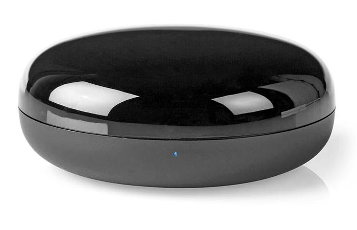 NEDIS Wi-Fi chytrý univerzální dálkový ovladač/ infračervený/ USB/ Google Home/ Alexa/ černý