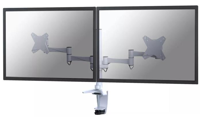 Neomounts FPMA-D1330DWHITE / Flat Screen Desk Mount (clamp/grommet) / White