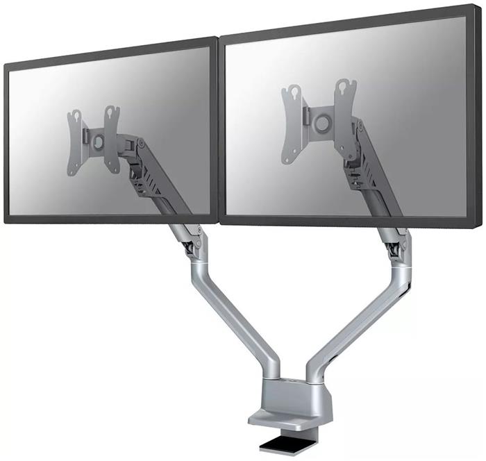 Neomounts FPMA-D750DSILVER2 / Flat Screen Desk Mount (clamp/grommet) / Silver