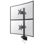 Neomounts  FPMA-D960DVBLACKPLUS / Flat Screen Desk Mount (clamp), high capacity / Black