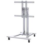 Neomounts  PLASMA-M1200 / Mobile Flat Screen Floor Stand (height: 80-120 cm) / Silver