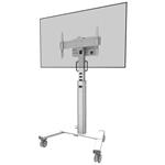 Neomounts Select  FL50S-825WH1 / Mobile Display Floor Stand (37-75") 10 cm. Wheels / White