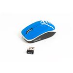 NGS BlueSneakerWireless, bezdrátová mini myš, 800dpi, nano USB, modrá