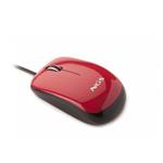 NGS RubineFlamour, optická mini myš, 800dpi, červená