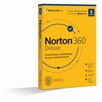 NORTON 360 DELUXE 50GB CZ 1uživatel pro 5 zařízení na 1rok, CZ, box