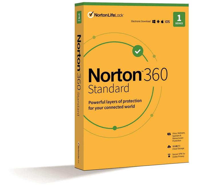 NORTON 360 STANDARD 10GB 1 uživatel na 1 zařízení na 2 roky