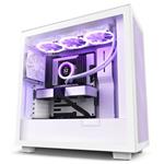 NZXT skříň H7 Flow edition / ATX / 2x 120 mm fan / USB-C / 2x USB / prosklená bočnice / mesh panel / bílá