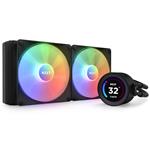 NZXT vodní chladič Kraken 280 ELITE RGB / 2x140mm RGB fan / 4-pin PWM / LCD disp. / 6 let