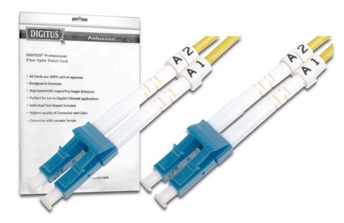 Optický patchkabel LC/LC 9/125 (single mode), duplex, 10m