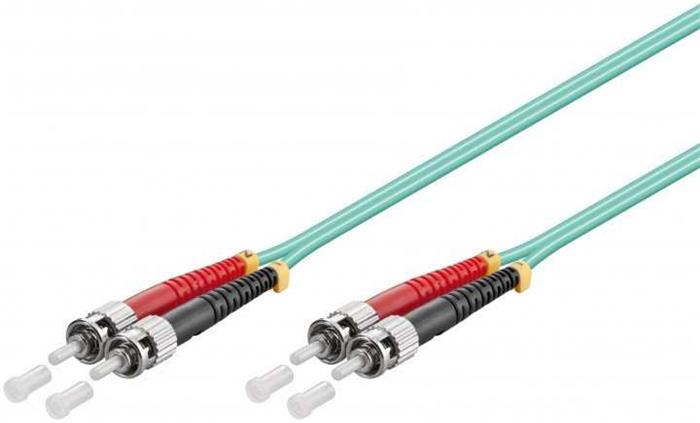 Optický patchkabel ST-ST 50/125 (multi mode), duplex, OM3, LSOH, 7m