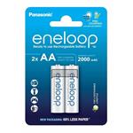 Panasonic eneloop, AA, Ni-Mh, 2000mAh, 2100 cyklů HR6, 2ks