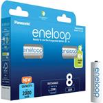 Panasonic eneloop, AA, Ni-Mh, 2000mAh, 2100 cyklů HR6, 8ks