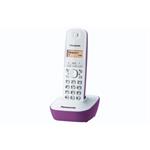 Panasonic KX-TG1611FXF, bezdrátový telefon, bilo-purpurový