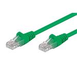 Patch kabel UTP RJ45-RJ45 level 5e 0.5m zelená