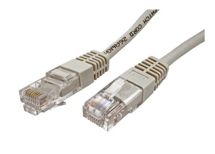 Patch kabel UTP RJ45-RJ45 level 5e 20m šedá