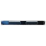 Patch panel 16p.,UTP, Cat 5e,1U,19", LSA Krone