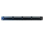 Patch panel 24x RJ-45,Cat 5e UTP,1U, 19" Dual