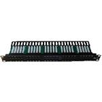 Patch panel ISDN 50p. 1U Integrovaný  BLACK, 19"