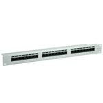 Patchpanel 19'' kat. 6 UTP, 24 portů, šedý