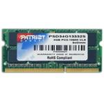 Patriot 4GB DDR3 1333MHz, CL9, SO-DIMM (PSD34G13332S)