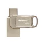 Patriot TAB T560/64GB/USB 3.2/USB-A + USB-C/Stříbrná
