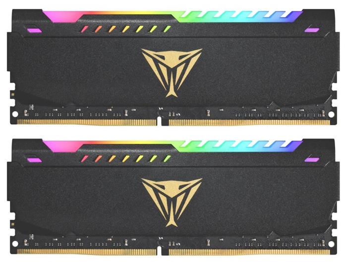 Patriot Viper Steel RGB 2x8GB DDR4 3200MHz CL16 DIMM, 1.35V