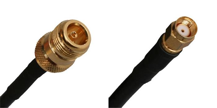 Pigtail 5m 5GHz RF240 RSMA male - N female