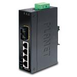 PLANET ISW-511TS15 Průmyslový Switch 5x 10/100M, SM, DIN, IP30, -40~75°C