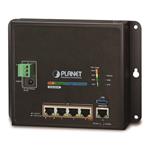 Planet WGR-500-4P, průmyslový PoE router, 1xWAN 1Gbps, 4xLan 1Gbps, PoE 802.3at do 120W, -10 až 60°C