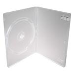 Plastový DVD box pro 1 DVD - 14mm, průhledný