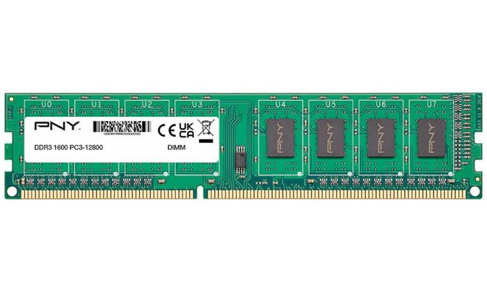 PNY 8GB DDR3 1600MHz CL11 DIMM, 1.5V