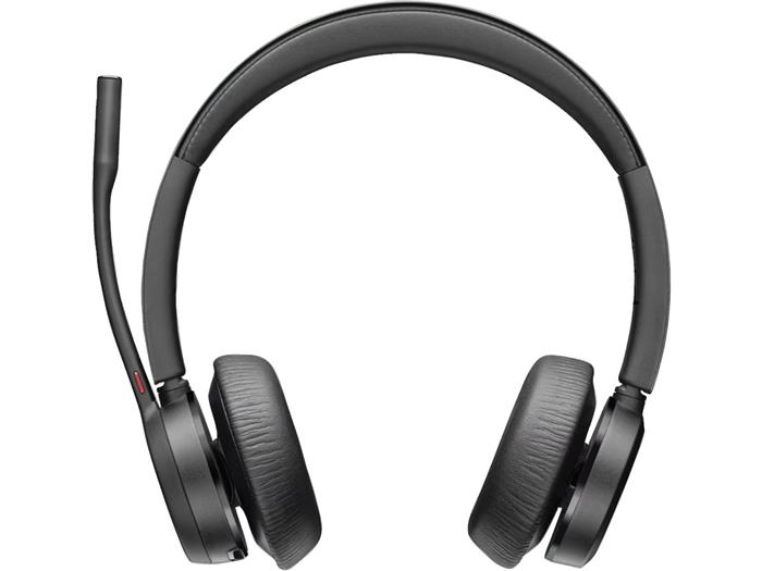 Poly Voyager 4320 MS Teams bezdrátová náhlavní souprava, BT700 USB-A adaptér, stereo